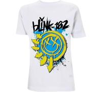 Blink 182 Smile 2.0 White Tee T Shirt Mens Unisex(Large)
