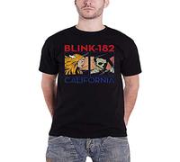 Blink 182 T Shirt California Album Cover Split Mens New Black Size L