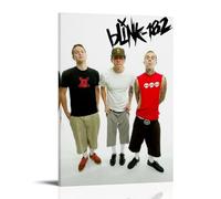 Blink-182Waterproof Posters Wall Art Posters Waterproof Home Printing Moisture-proof Easy to Install And Fade ResistantFrame-style24x36inch(60x90cm)