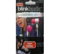 BLINK BUDZ PINK MOVEMENT ACTIVATED AND BLINK MODE EARPHONES