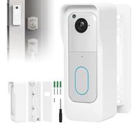 Blink Doorbell Camera Mount 2nd Gen,New Adjustable Doorbell Mounting Bracket for Blink Video,Anti Theft Doorbell Mount (White)