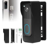 Blink Doorbell Camera Mount 2nd Gen,New Adjustable Doorbell Mounting Bracket for Blink Video,Anti Theft Doorbell Mount (Black)