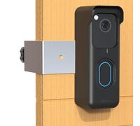Blink Doorbell Door Mount,No Drill,Anti-Theft Mount Made of high-Hardness Stainless Steel and Aluminum Alloy. Not Block Doorbell Sensor(Silver)