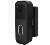 Blink Doorbell Mount, Angle Adjustable Mount Cover for Blink Video Doorbell (2nd Gen), Full Protection Mounting Bracket for Blink Doorbell Camera, Wide Viewing Range Left/Right Adjustable (Black)