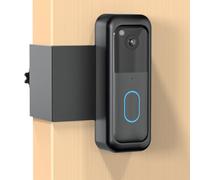 Blink Doorbell Mount, Anti-Theft Blink Video Doorbell Door Mount Bracket No Drilling, Not Block Doorbell Motion Sensor, Easy to Install, Fit for Blink Doorbell Camera (Black)