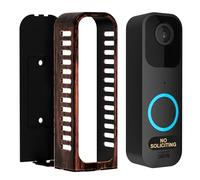 Blink Doorbell Mount No Drill, Metal Anti Theft Blink Doorbell Mount,Blink Doorbell Camera Moun Kits(Vintage Gold)