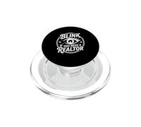 Blink If You Need A Realtor Real Estate Agent PopSockets PopGrip for MagSafe