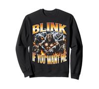 Blink If You Want Me Alpha Wolf Sigma Sweatshirt