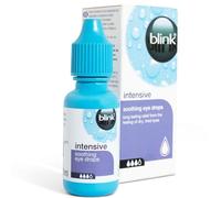 Blink Intensive Soothing Eye Drops for Dry Eyes - Instant and Long-Lasting Lubricating Eye Drops for Tired Eyes with Hyaluronic Acid, Suitable for Contact Lens Wearers, 10 ml