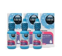 Blink Intensive Tears Plus Liquid Gel Eye Drops Triple Pack