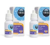 Blink Intensive Triple Action Eye Drops for Dry, Tired & Irritated Eyes - Refreshing & Moisturising Eye Drops with Liposomes, Hyaluronate and Vitamin E, Suitable for Contact Lens Users, 10ml