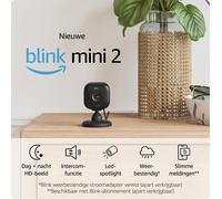 Blink - Mini 2 Smart Indoor Security Camera 2Pcs Set Black NEW