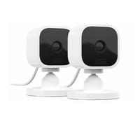 Indoor plug in pet security camera 1080p HD day & night video 2 cameras (White)