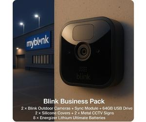 Blink Outdoor Camera Business Pack - Keep Your Staff and Premises Safe 24/7