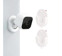 Blink & Ring Camera Mounts-Camera Wall Mount, Blink Window Mount & No-Drill Adhesive Wall Bracket, Compatible with Ring Indoor Cam (2nd Gen), 360° Adjustable, Two Installation Methods (2Pcs)