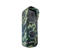 Blink Silicone Doorbell Protective Case, Doorbell Silicone Cover for Blink Video Doorbell, Holder No Drilling Accessories, Full Protection for Your Doorbell, Green Camouflage