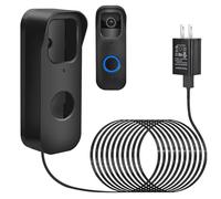 Blink Video Doorbell 2in1 Power Cable with Adapter and Adhesive Doorbell Mount, 16.4ft/5m Weatherproof Charging Cord
