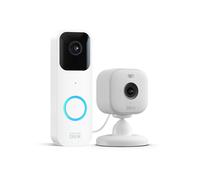 Blink Video Doorbell + Blink Mini 2 - Plug,in smart security camera ,