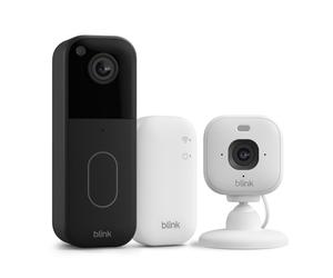 Blink Video Doorbell & Mini 2k+ Camera Home Security System