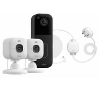 Blink Video Doorbell & Mini 2K+ Security Cam (2 Pack) with Power Adaptor