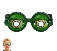 Blink & Wink Novelty Glasses - The Ultimate Selfie Accessory, Interactive Blinking Winking Glasses for Adults, Gift for Kids (Green)