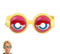 Blink & Wink Novelty Glasses - The Ultimate Selfie Accessory, Interactive Blinking Winking Glasses for Adults, Gift for Kids (Yellow)