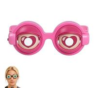Blink & Wink Novelty Glasses - The Ultimate Selfie Accessory, Interactive Blinking Winking Glasses for Adults, Gift for Kids (Pink)