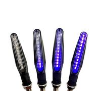 Blinker flashers lights Motorcycle Flowing Turn Signal Light For Ducati 400 620 695 696 796 821 797 900 MONSTER SS750 Daytime Running Brake Lights(PURPLE,4pcs)