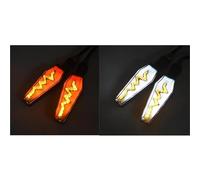 Blinker flashers lights Motorcycle Turn Signal Flasher Lamp For For CB190R For CB500X For CB500F For CB650R Front Rear Indicator Lamp(Red and white)