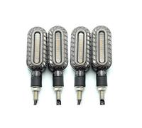 Blinker flashers lights Motorcycle Turn Signals Light Directional Indicator Lamp For Suzuki GSX650F V-Strom 250 SV650S Royal Enfield Meteor 350(Blue-White)