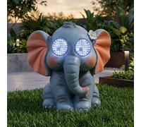 Blinkin' Elephant Solar Garden Light