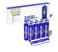 Blinkspower™ Lithium Batteries AA 10 Pack, 3500mAh NO.1 Lasting 1.5V Double A Lithium Battery 【Disposable】
