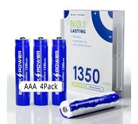 Blinkspower™ Triple A Lithium Batteries, 4 Pack NO.1 Lasting 1350mAh 1.5V AAA Lithium Batteries