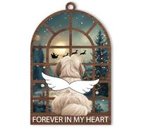 BlinkWishes Shih Tzu Dog Christmas Ornament, for Shih Tzu Owner, Shih Tzu Lover, Dog Mom Dad, Shih Tzu Memorial Ornament Gift for Loss of Dog Tree Decor