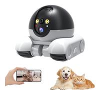 Blinky Bot Camera - 360° View Blinkybot Robot, Blinky Bot Pro Dual-Lens Smart Robot Camera, 1080p Hd Wi-Fi Mobile Pet Cameras With App Control,Night Vision,2 Way Audio (1 pcs)