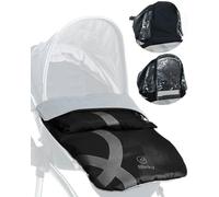 BlinkyWarm - Your All-Weather Buggy Buddy | 5-in-1 All-Season Rain Cover, Sunshade, Sleepshade & Breathable Fleece Lined Cosy Toes for Buggy | Footmuff for Stroller & Pushchair | Space