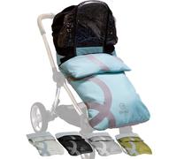 Warm - Universal All Season Buggy Rain Cover / Footmuff - Milk The Blinky Company Blue One Size