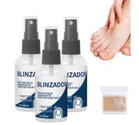 Blinzador Fungal Spray, Blinzador Nails Spray, Deep Repair & Natural Ingredients, Keeps Feet Fresh & Dry All Day, For Men & Women 1oz/30ml (3PCS)