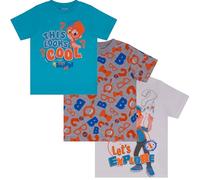 Blippi, 3 Pack T-Shirts for Boys, 100% Cotton, Multicolor, 18-24 Months: 92cm