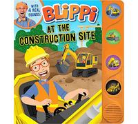 Blippi: At the Construction Site (4-Button Sound Books)