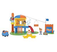 Blippi BLP0167 Ultimate Adventure, Deluxe Includes Party, Girl Figure, Playground Playset, 4 Accessories, Sounds, Working Balloon Basket Elevator-Amazon Exclusive, Multi