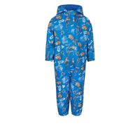 Blippi Boys Hooded Puddle Suit with Fleece lining, All in one, Blippi, 3-4 Years: 104cm, Blue