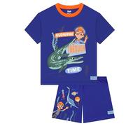 Blippi Boys Pyjamas, Natural History Museum Boys Pjs Set, Glow In The Dark Kids Pyjamas, Blue 3-4 Years