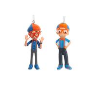 Blippi Holiday Ornament Bundle - Includes Blow Mold & Decoupage Ornaments by Kurt Adler - Fun Christmas Decorations