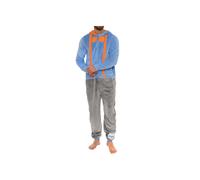 Blippi Men's Fleece Onesie in Blue | Size: Small Blippi Blue S