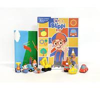 Blippi My Busy Books - Storybook, 10 figurines, playmat