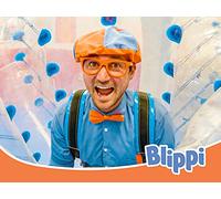 Blippi Plays Bubble Soccer - Learn Opposites