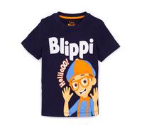 Blippi Short Sleeved T-Shirt | Unisex Kids Blue | Official Merch | Size: 3-4 Years Blippi Blue 3-4 Years