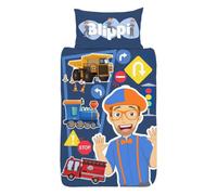 Blippi Tractor Reversible Duvet Set Multicoloured (Single)