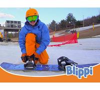 Blippi Visits Mountain Creek Resort and Learns How to Snowboard